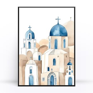 Santorini Dreamscape Plakat