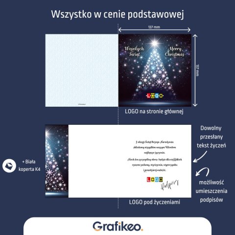 Kartki z Logo - Świetlista Choinka BN2-496