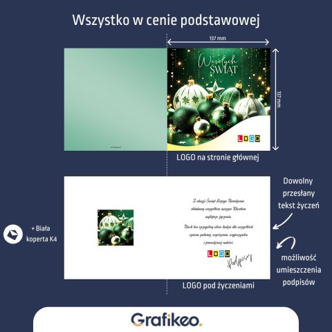 Kartki z Logo - Zielone Świętowanie BN2-466