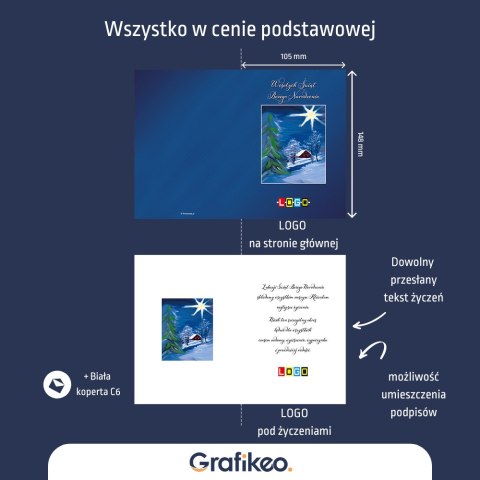 Firmowe Kartki Świąteczne - Zimowa Magia BN1-110