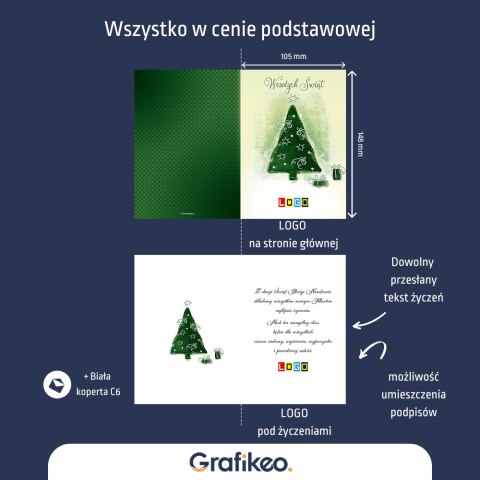 Kartki Świąteczne z Logo - Nowoczesna Tradycja BN1-077