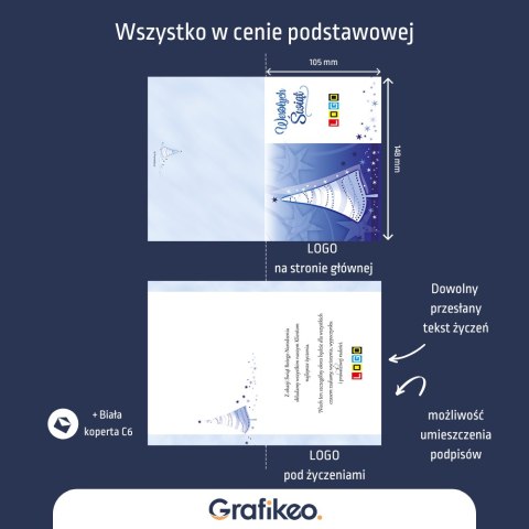 Firmowe Kartki Świąteczne - Choinkowy Blask BN1-257