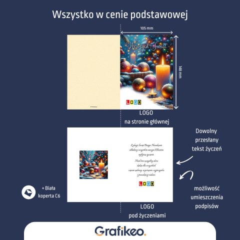 Firmowe Kartki Świąteczne - Świąteczny Blask BN1-416