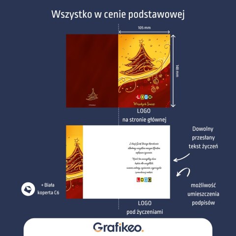 Kartki Świąteczne z Logo - Świąteczna Harmonia BN1-187