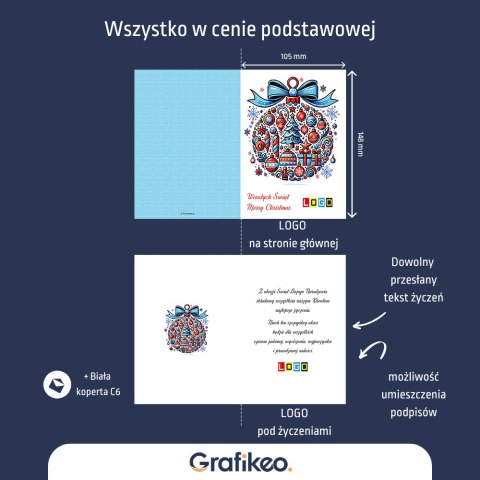 Kartki Świąteczne z Logo - Świąteczna Harmonia BN1-461