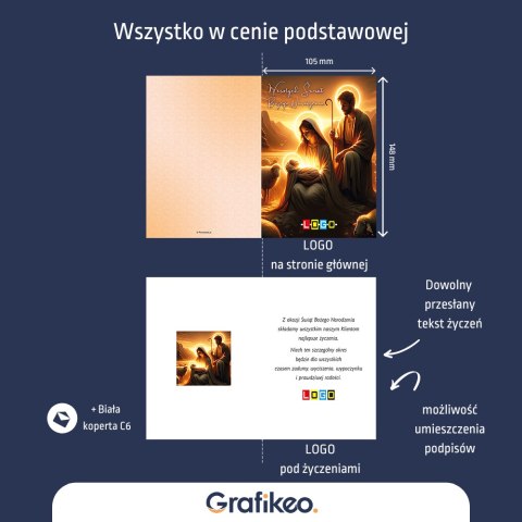 Kartki Świąteczne z Logo - Świąteczny Pastorał BN1-428