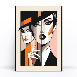 "Damy Art Deco" Plakat