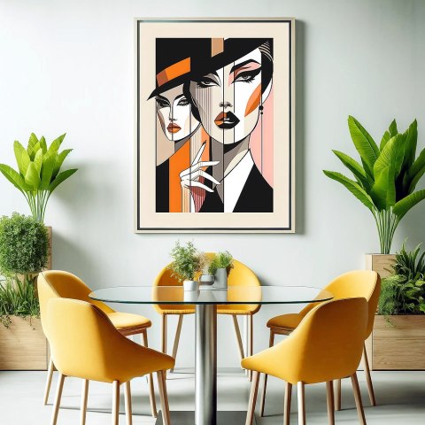 "Damy Art Deco" Plakat