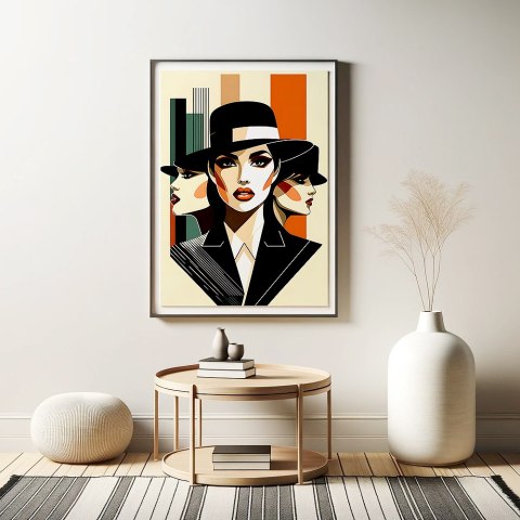 Elegancja Art Deco Plakat