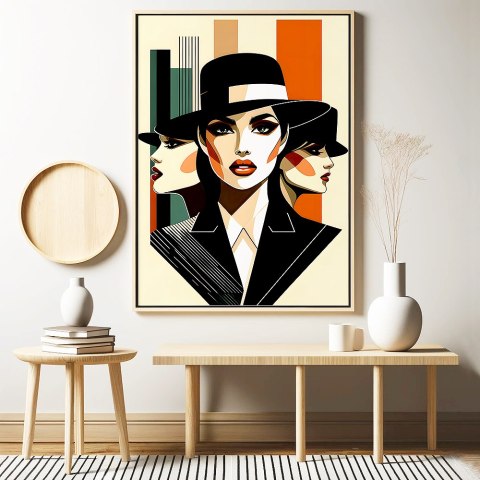 Elegancja Art Deco Plakat