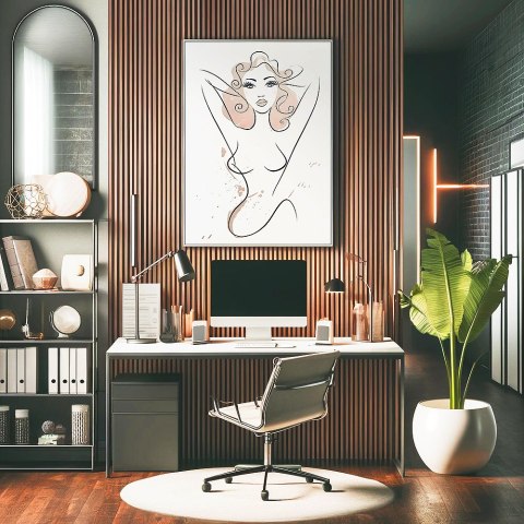 "Minimalistyczna Elegancja" Plakat