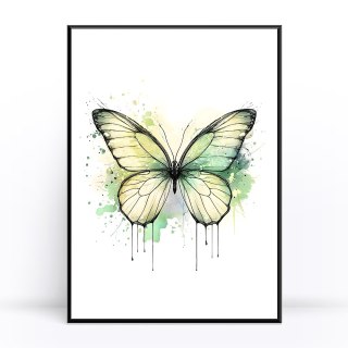 Motyl w Pastelach Plakat