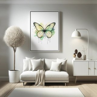 Motyl w Pastelach Plakat