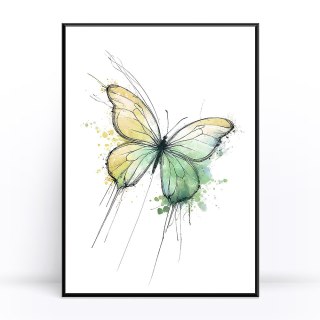 Motyl w Pastelach Plakat