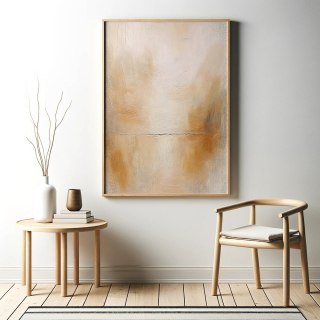 Abstrakcyjna Harmonia Barw Plakat