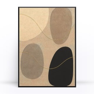 Abstrakcyjna Symfonia Ziemi Plakat