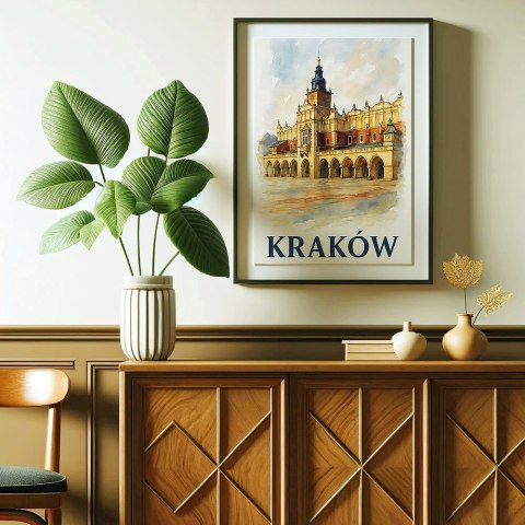 Akwarelowe Sukiennice Plakat Akwarelowe Sukiennice Plakat