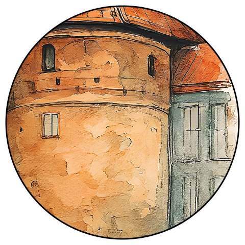 Akwarelowy Gdańsk Plakat Akwarelowy Gdańsk Plakat