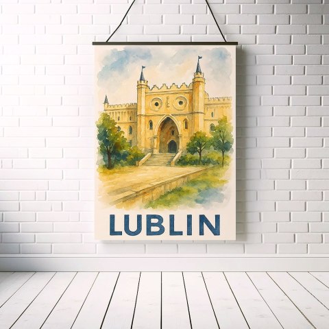 Akwarelowy Lublin Plakat Akwarelowy Lublin Plakat