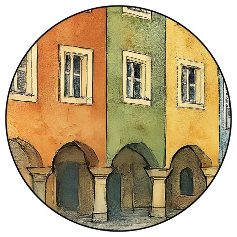 Akwarelowy Poznań Plakat
