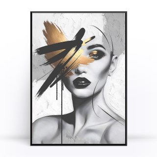 Ekspresja w Monochromie Plakat