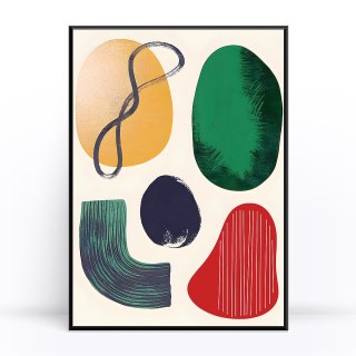 "Geometria Kolorów" Plakat