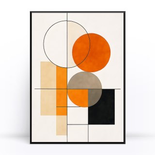 Geometria Kolorów Plakat