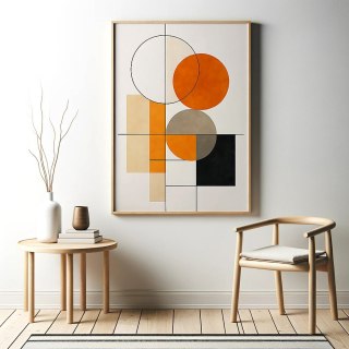 Geometria Kolorów Plakat