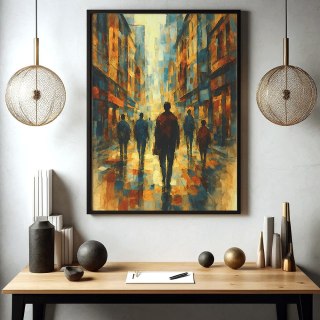 Impresjonistyczne Miasto Plakat