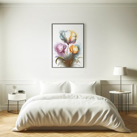 Kwiatowa Symphony Akwareli Plakat Kwiatowa Symphony Akwareli Plakat