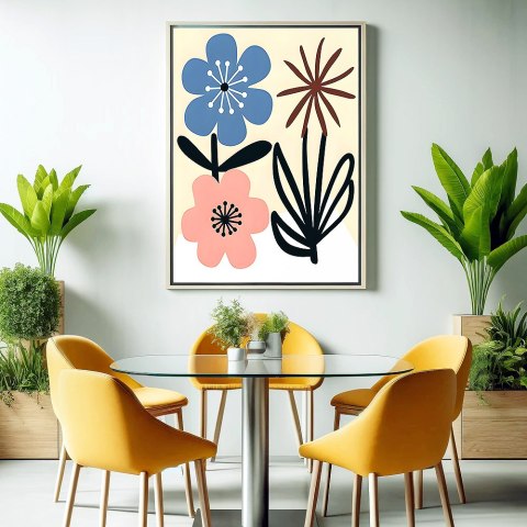 Kwiatowy Minimalizm Plakat Kwiatowy Minimalizm Plakat