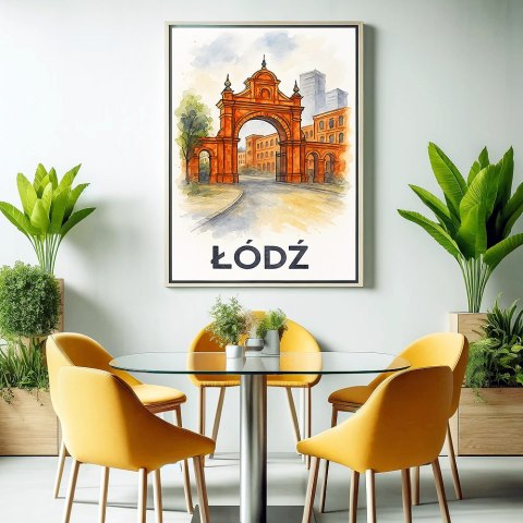 Łódzka Brama Przemysłowa Plakat Łódzka Brama Przemysłowa Plakat
