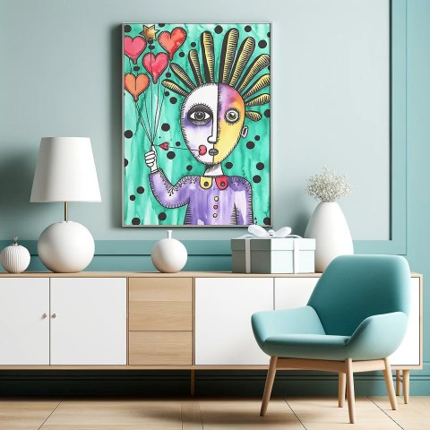 Surrealistyczna Gra Kolorów Plakat Surrealistyczna Gra Kolorów Plakat
