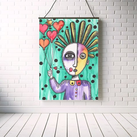Surrealistyczna Gra Kolorów Plakat Surrealistyczna Gra Kolorów Plakat