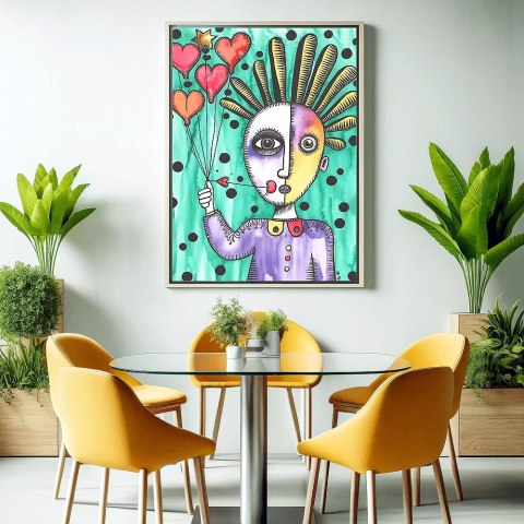 Surrealistyczna Gra Kolorów Plakat Surrealistyczna Gra Kolorów Plakat