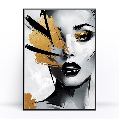 Złote Akcenty Glamour Plakat Złote Akcenty Glamour Plakat