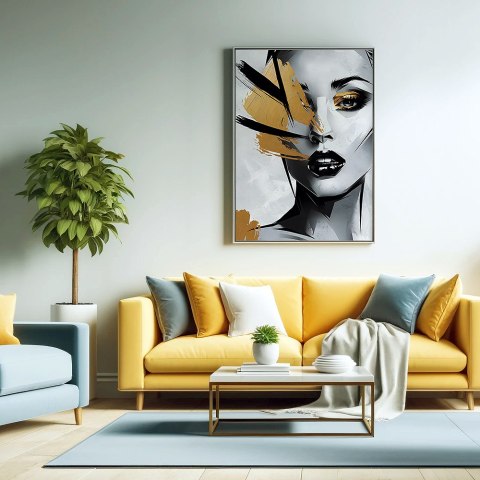 Złote Akcenty Glamour Plakat Złote Akcenty Glamour Plakat
