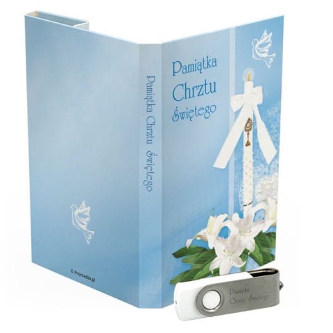 Pamiątka Chrztu - Błękitne Lilie - DigiAlbum CH5002