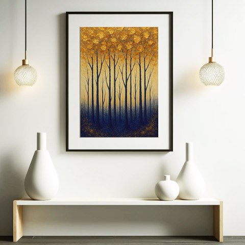 Jesienny Baldachim Drzew Plakat Jesienny Baldachim Drzew Plakat
