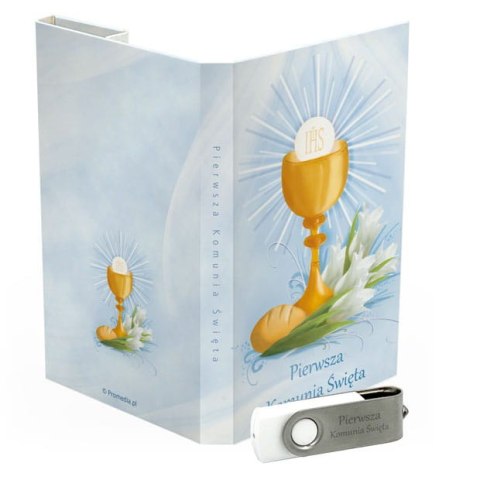 Pierwsza Komunia - Niebieskie Lilie i Kielich - DigiAlbum PK6007