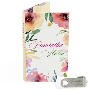 Pamiątka Ślubu - Kwiatowe Akwarele - DigiAlbum SL7002
