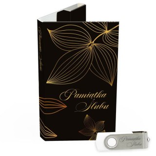 Czarna Pamiątka Ślubu - Złote Liście - DigiAlbum SL7032