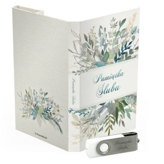 Pamiątka Ślubu - Pastelowe Kwiaty - DigiAlbum SL7034