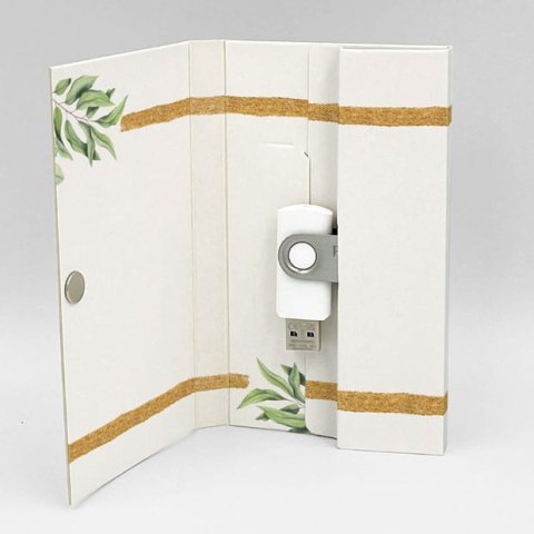 Pamiątka Ślubu - Zielone Liście - DigiAlbum SL7036
