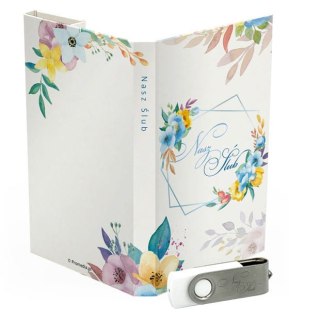 Nasz Ślub - Pastelowe Kwiaty i Listki - DigiAlbum SL7042