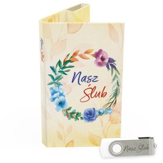 Nasz Ślub - Pastelowa Kompozycja Kwiatowa - DigiAlbum SL7044