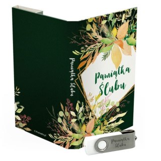 Pamiątka Ślubu - Zieleń i Złoto - DigiAlbum SL7045