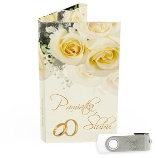 Pamiątka Ślubu - Białe Róże - DigiAlbum SL7049