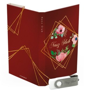 Bordowy Album Nasz Ślub - DigiAlbum SL7050