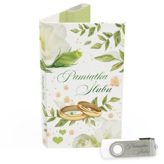 Pamiątka Ślubu - Białe Kwiaty - DigiAlbum SL7051